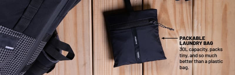 packable laundry bag