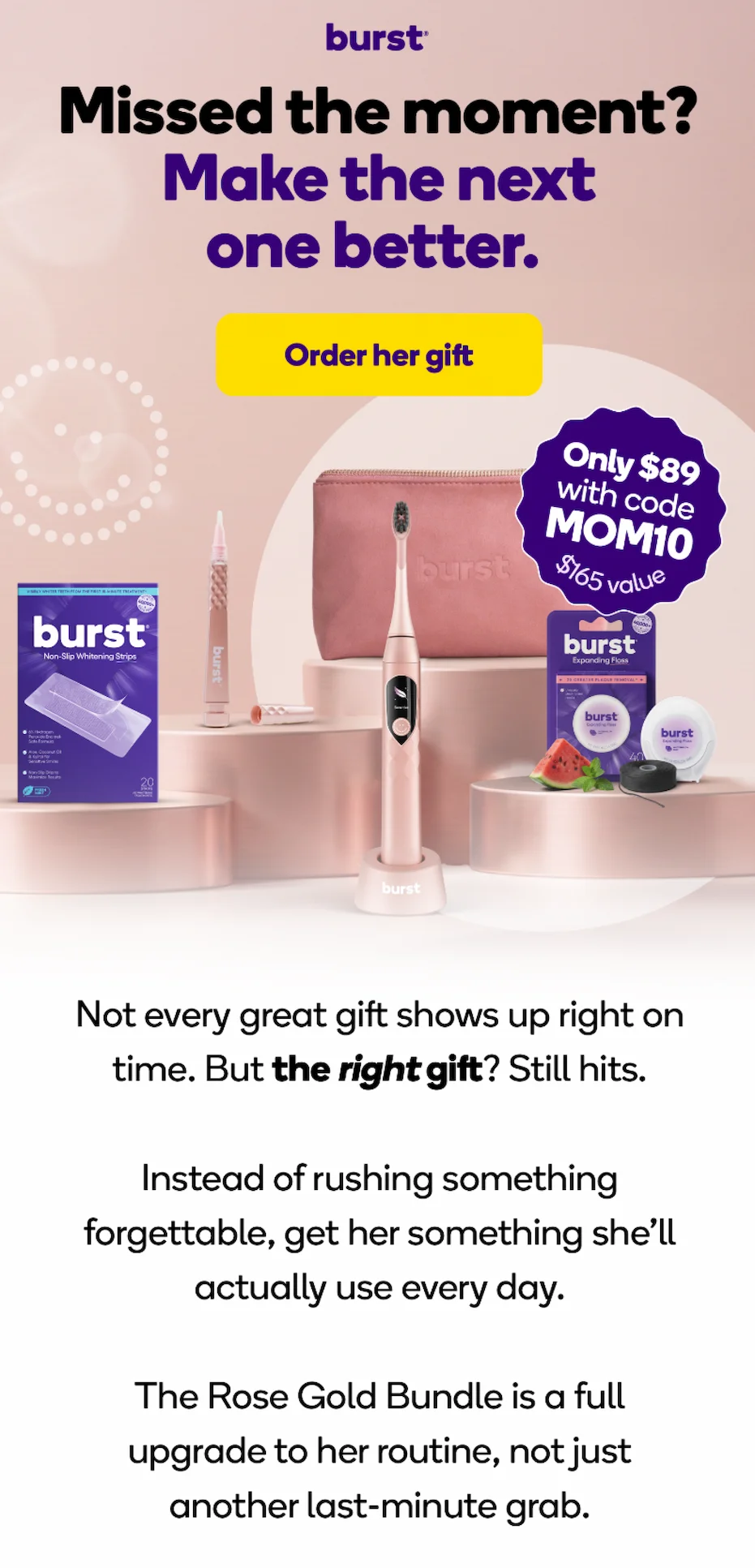 BURST Oral Care Mother's Day Bundle