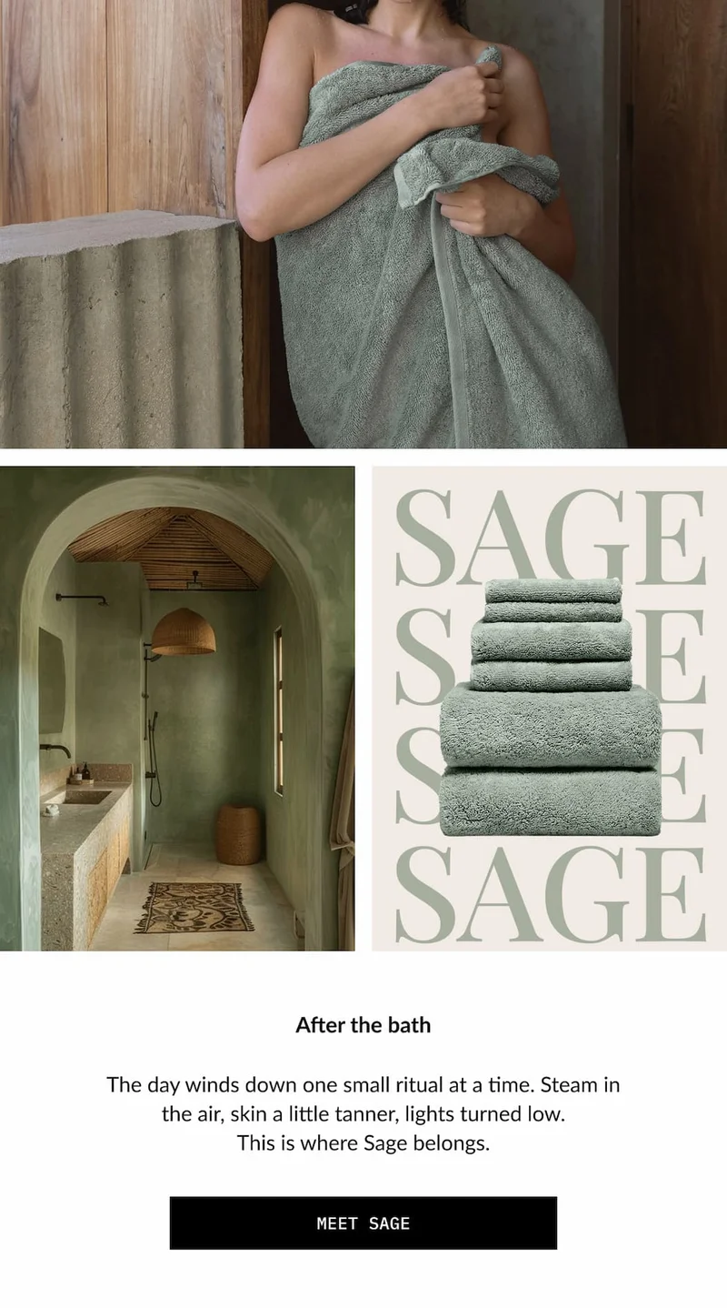 ITALIC | Sage Towels