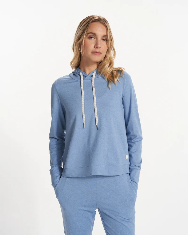Image of Halo Essential Hoodie | Isle Blue Heather