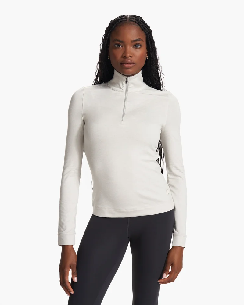 Image of Halo Essential Half Zip | Salt Heather