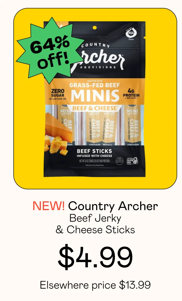 Beef Jerky & Cheese Sticks