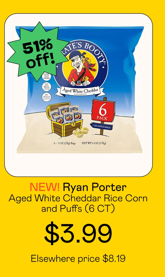 Aged White Cheddar Rice Corn and Puffs (6 CT)