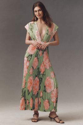 L'IDÉE Pleated Gala Gown