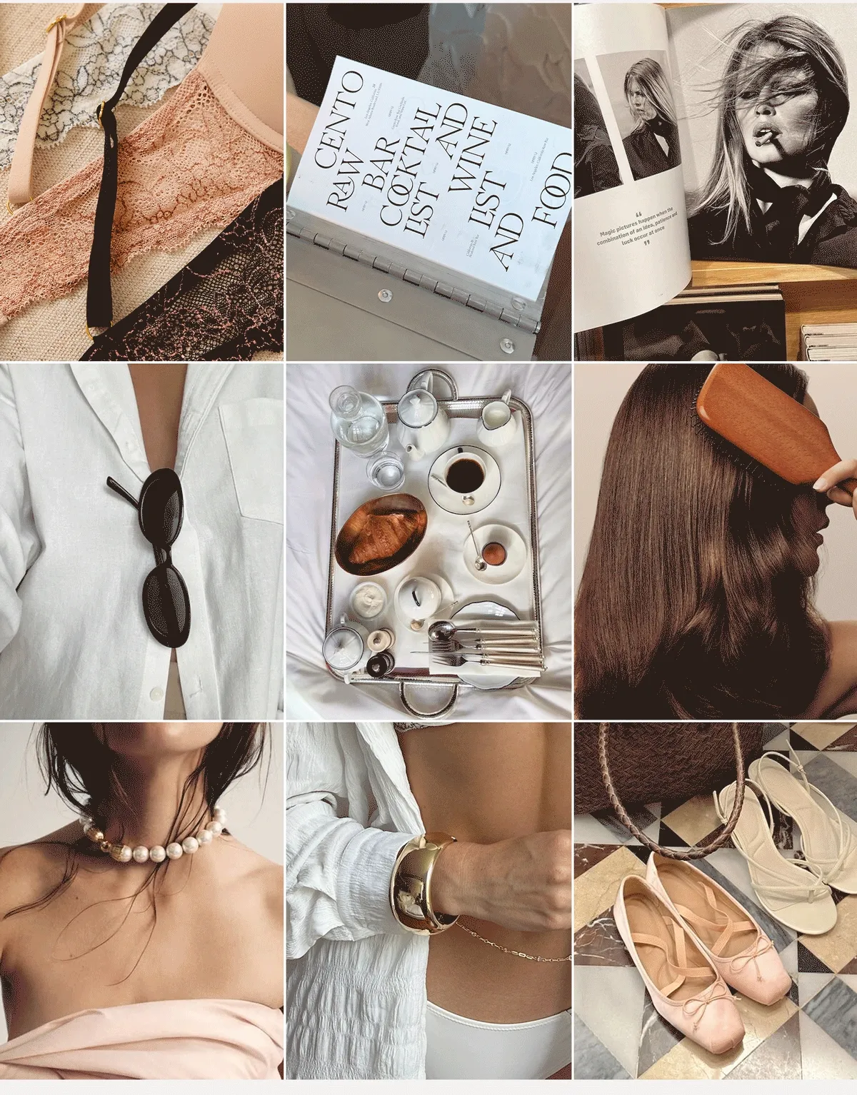 Moodboard of A Match Made in Lace Collection