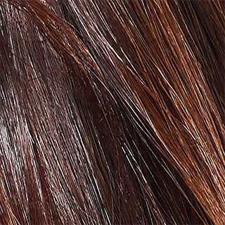 Close-up of long, shiny hair.