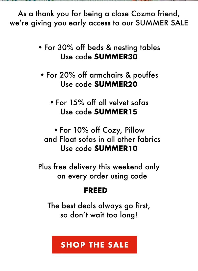 Shop the sale