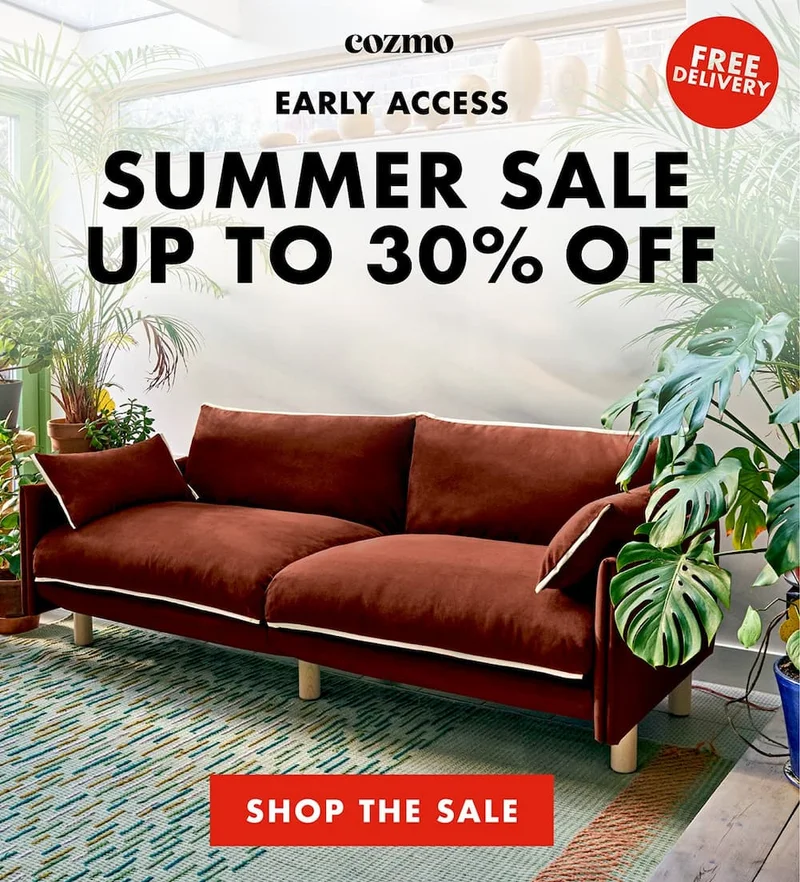 Summer sale up to 30% off