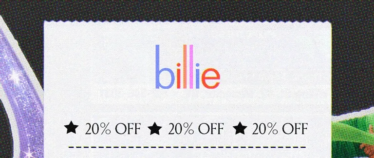 Billie – Shop 20% off $20+ with discount code