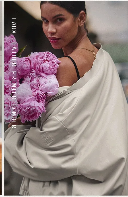 Faux Leather Premier Bomber