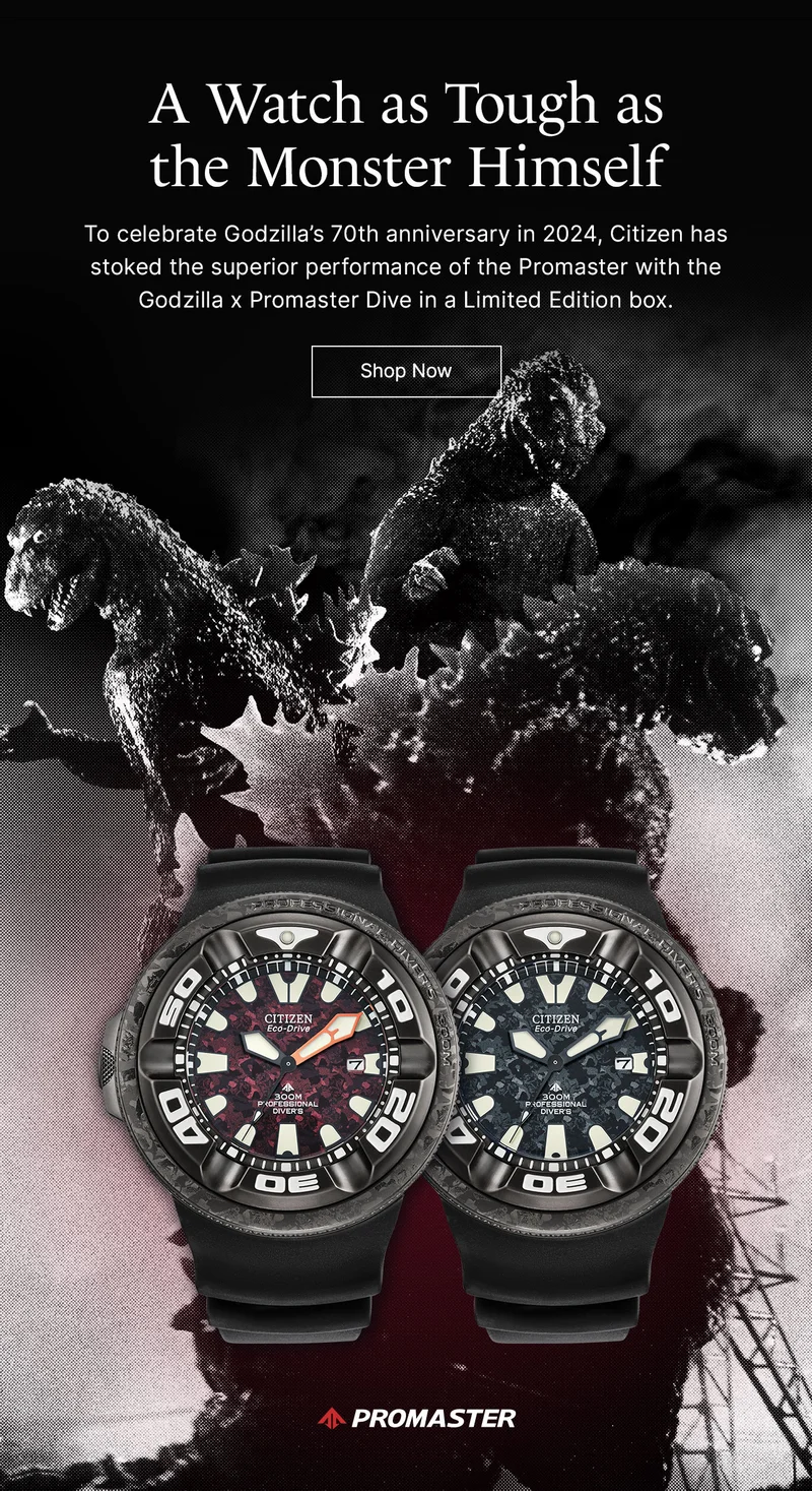 Limited Edition Citizen Godzilla Watches