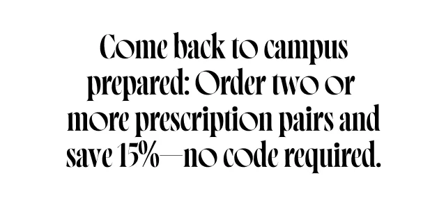 Come back to campus prepared