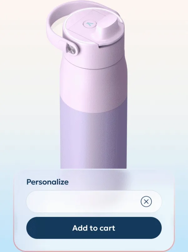 Personalize your bottle