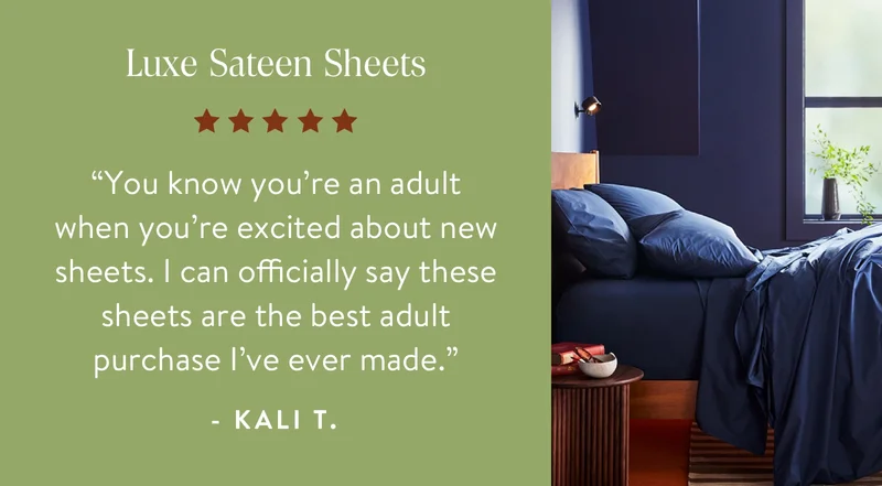Luxe Sateen Sheets