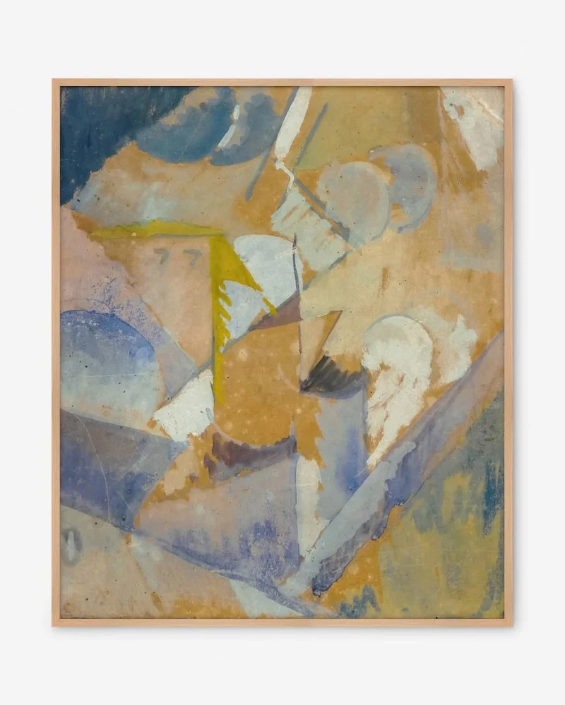Shop Cubist Blue Wall Art