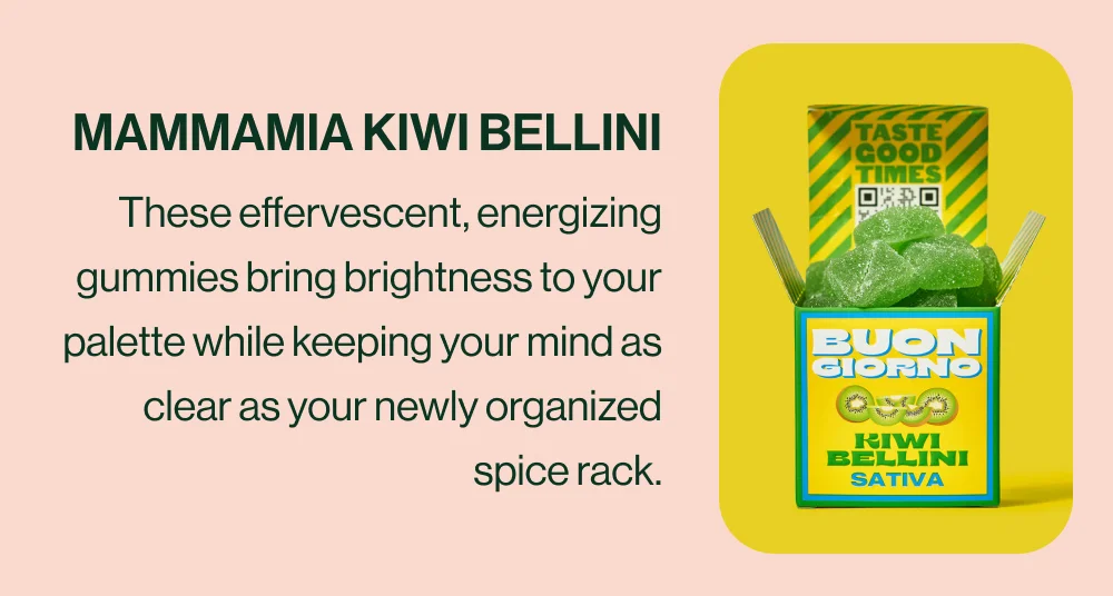Kiwi Bellini Hash Gummies