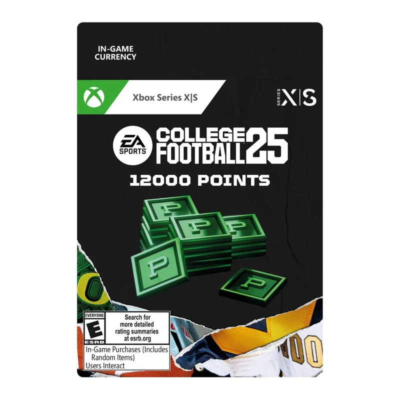College Football 25: 12000 Points Currency - Xbox Series X/S