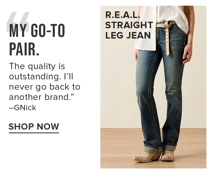 REAL STRAIGHT LEG JEAN | SHOP NOW