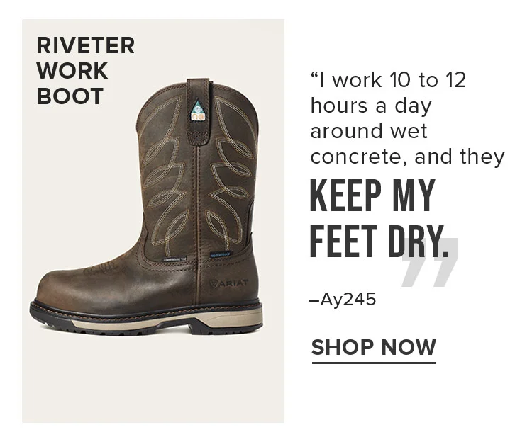 RIVETER WORK BOOT | SHOP NOW