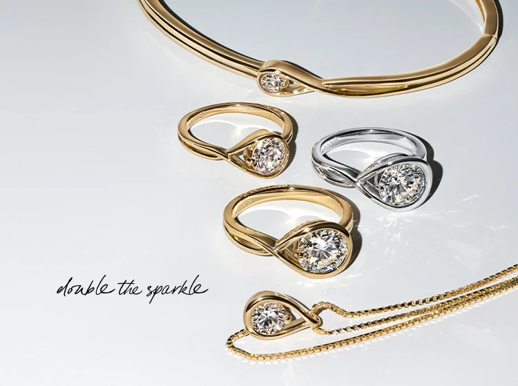 Lab-Grown Diamonds double the sparkle