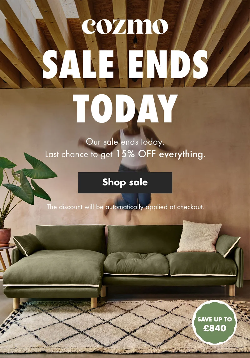 Sale ends today