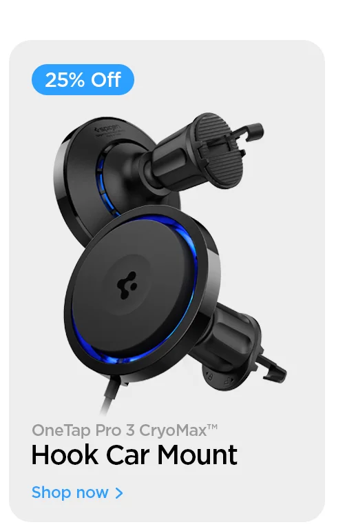 Get 25% OFF OneTap Pro 3 CryoMax™ Hook Car Mount for limited time.