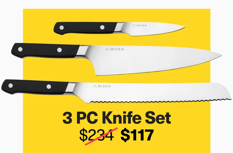 3 pc knife set