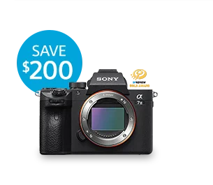 Save $200: Alpha 7 III Full-Frame Interchangeable Lens Camera