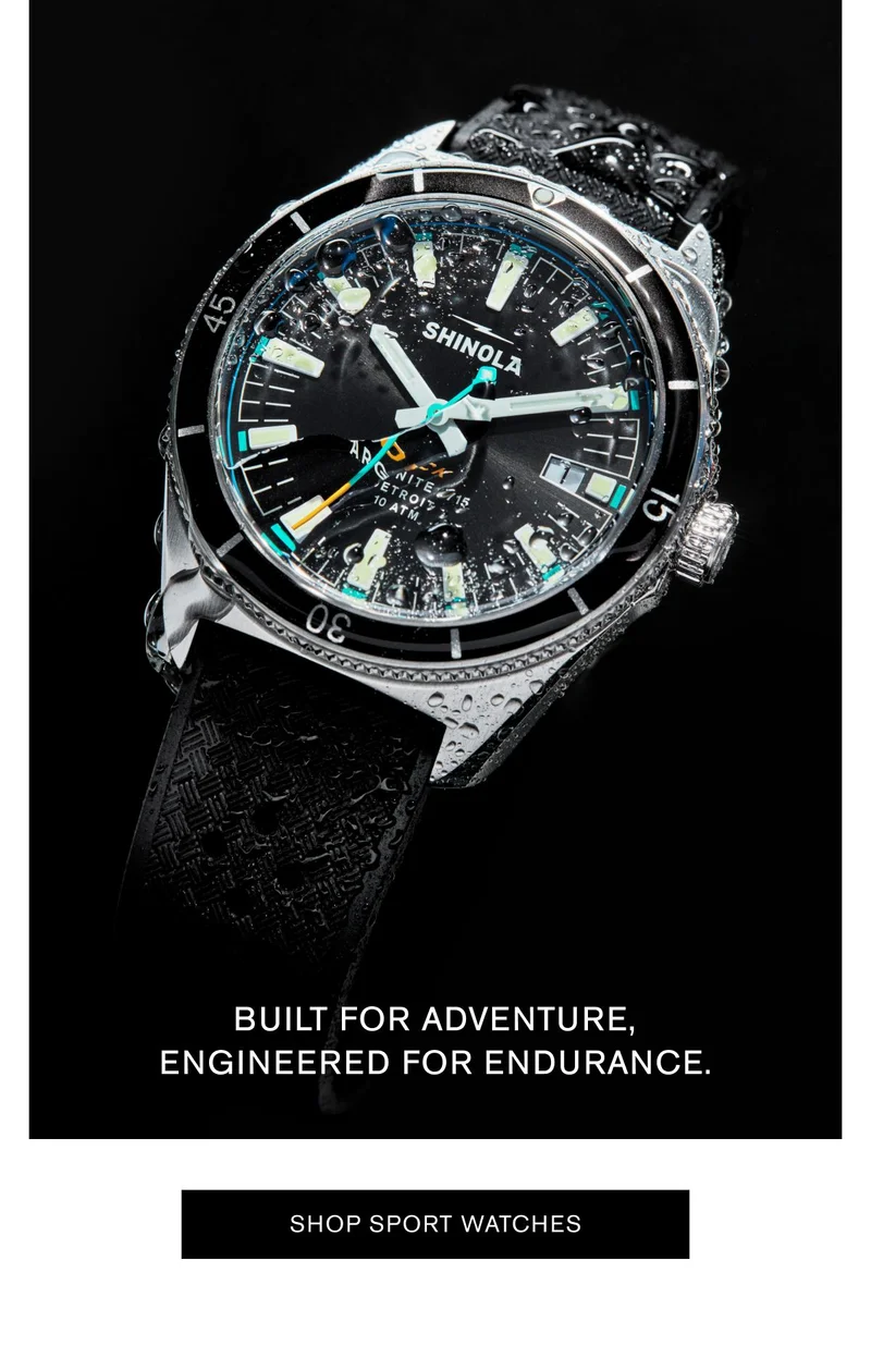 BUILT FOR ADVENTUER, ENGINEERED FOR ENDURARNCE. | SHOP SPORT WATCHES