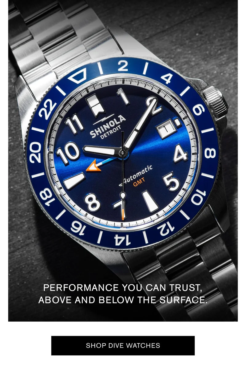 Performance you can trust, above and below the surface. | SHOP DIVE WATCHES