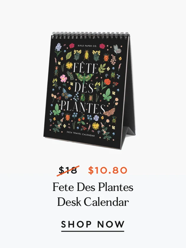 Fete Des Plantes Desk Calendar