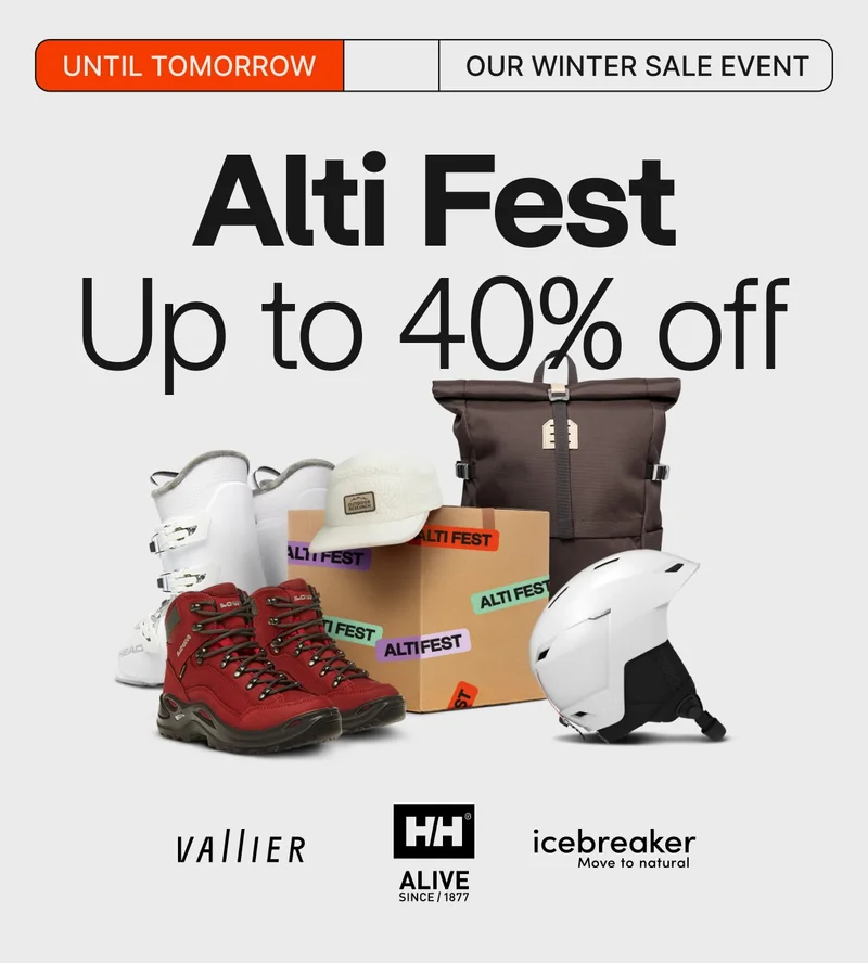 Alti Fest: Up to 40% off a huge selection, until Feb. 5 only.