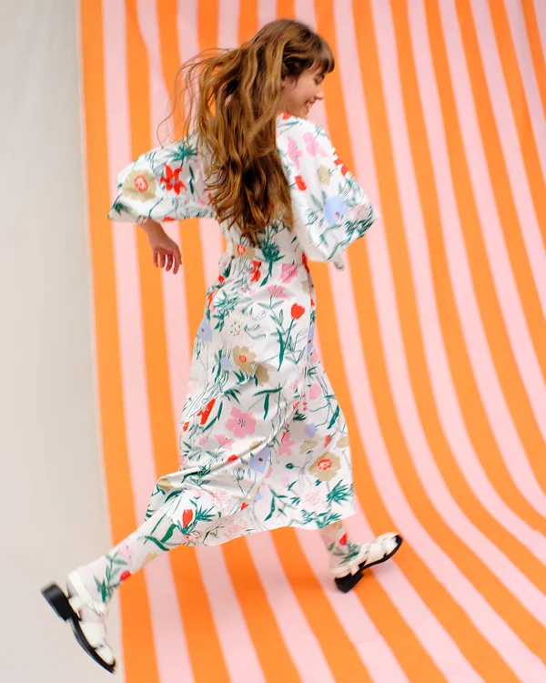 Spring dresses in full bloom.