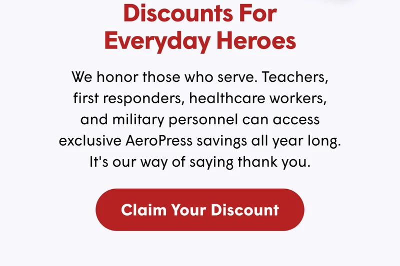 Discount For Everyday Heroes