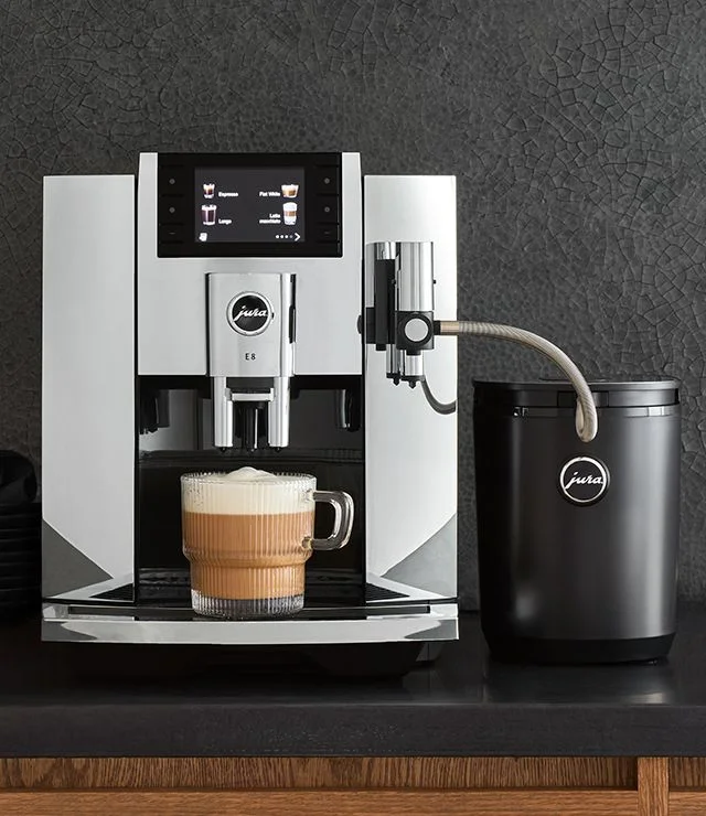 just launched today: new JURA E8 espresso machine in Chrome