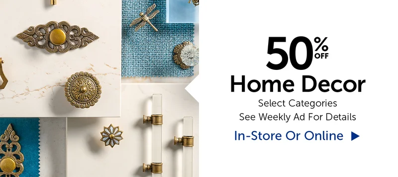 50% Off Home Decor - Select Categories