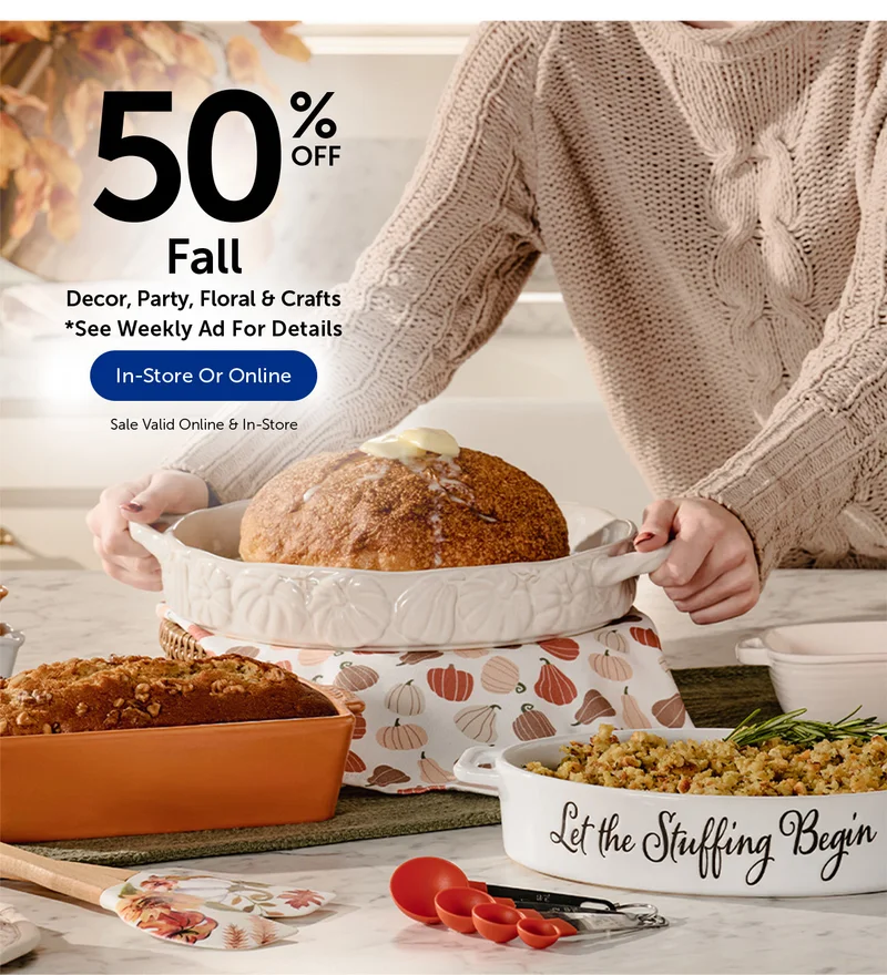 50% Off Fall - Decor, Floral & More