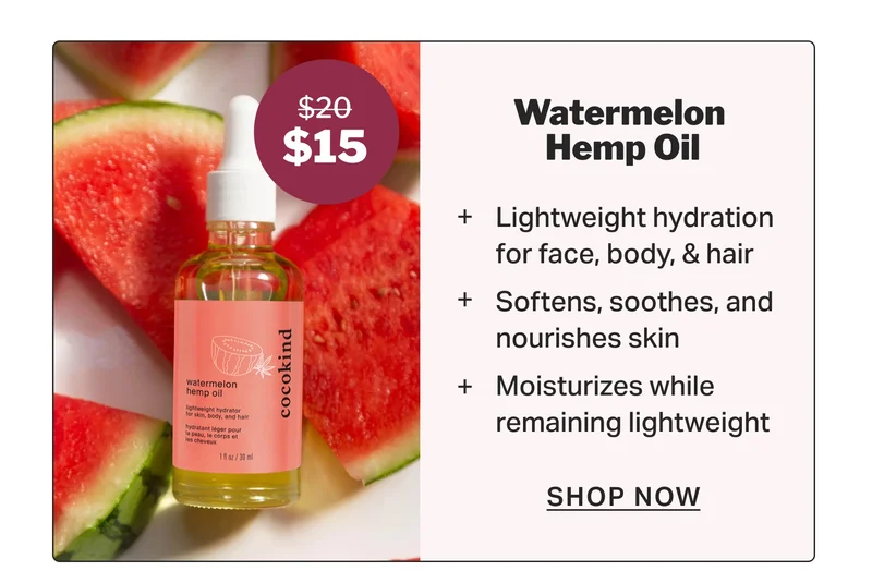 Watermelon  Hemp Oil