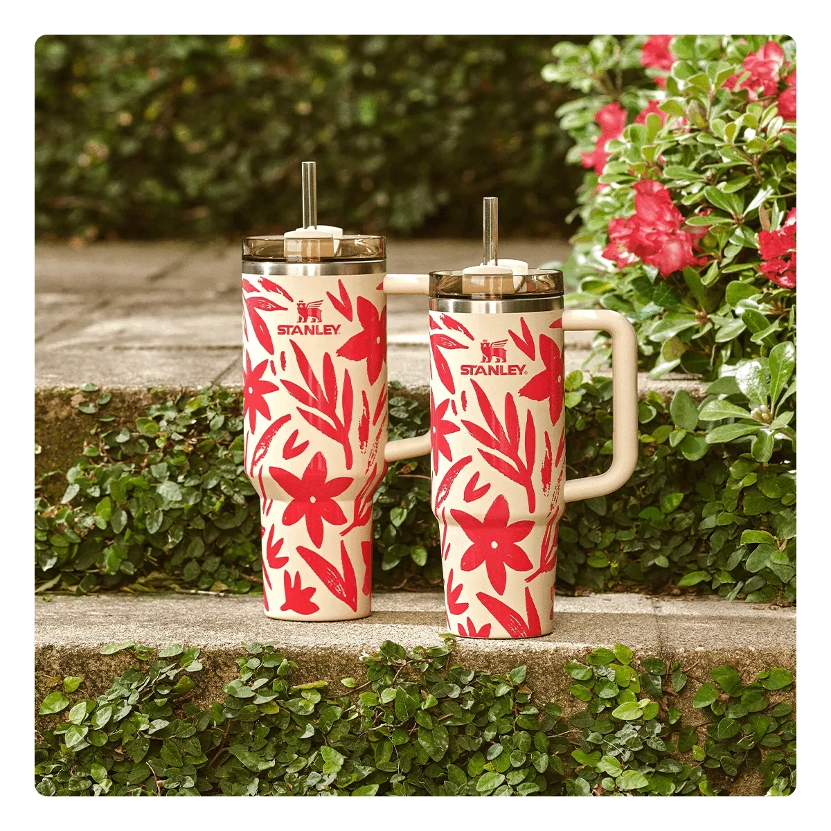 Limited-Edition Mother's Day Quenchers in 30 oz and 40 oz sizes.