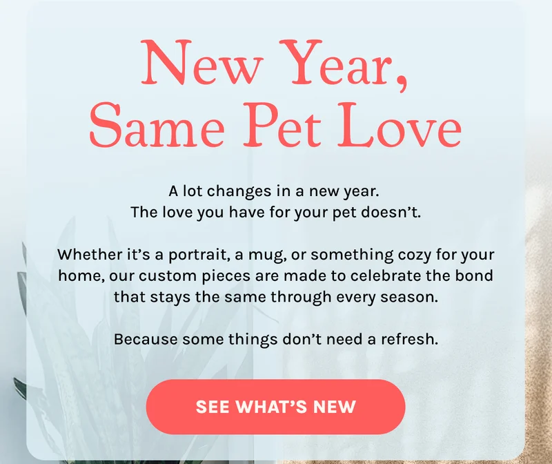 New Year, Same Pet Love