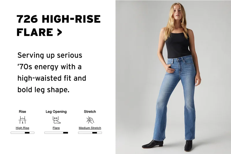 SHOP THE 726 HIGH RISE FLARE