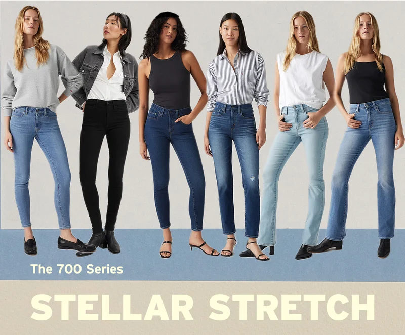 SHOP JEANS BY STRETCH