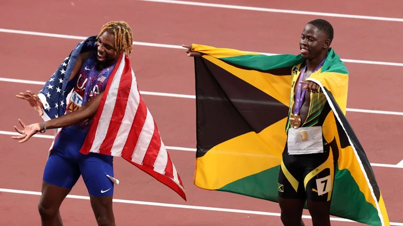 Seville, Lyles react to 1st and 3rd-place finishes