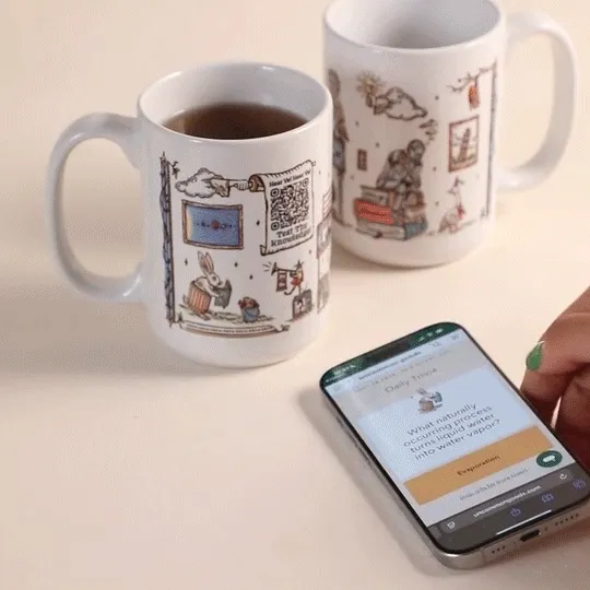 Trivia Every Day Interactive QR Mug