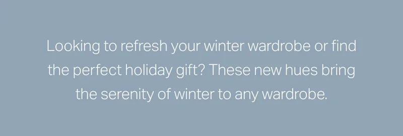 Looking to refresh your winter wardrobe or find the perfect holiday gift?
