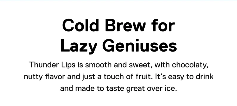 Cold Brew for Lazy Geniuses