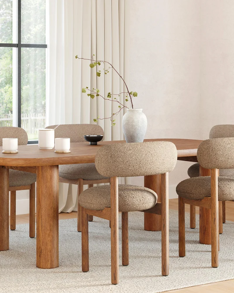 Solid on their own and stunning as a set, these Scandi styles make very fine dining companions.