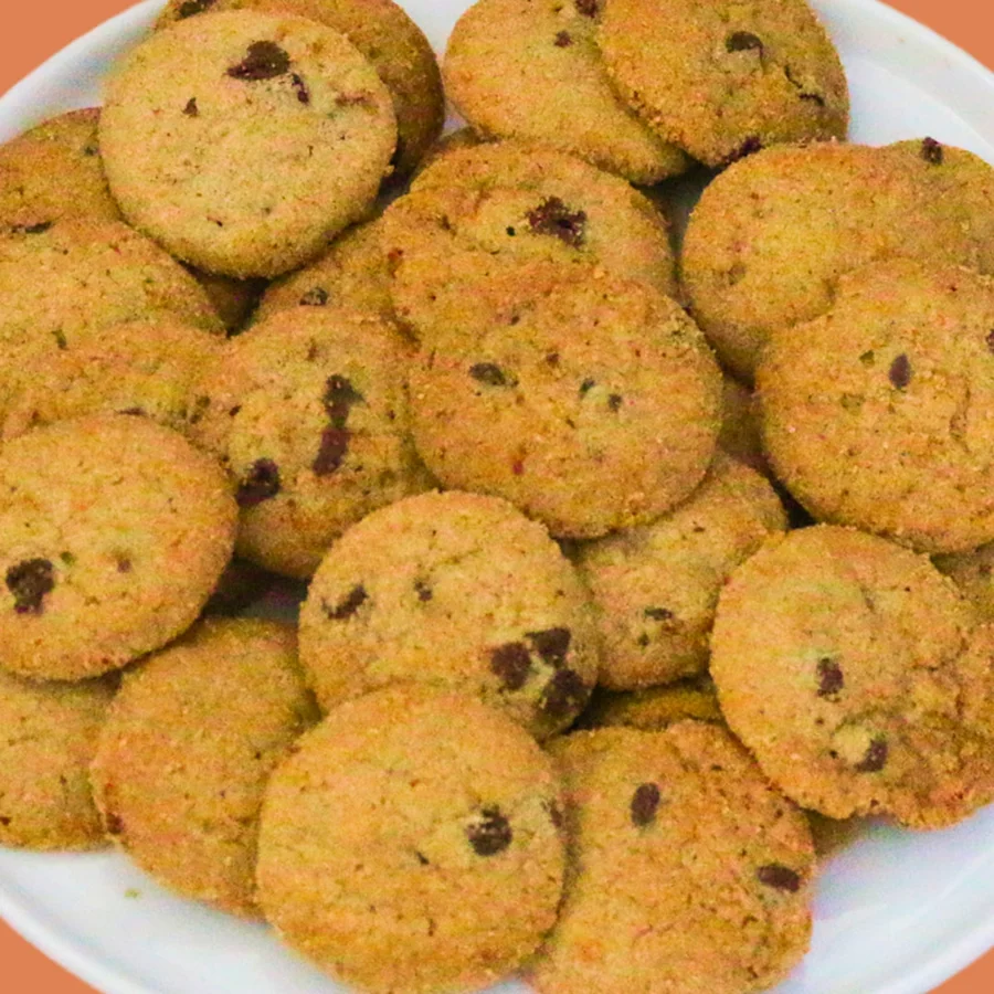 Pumpkin Spice Chocolate Chip Cookies
