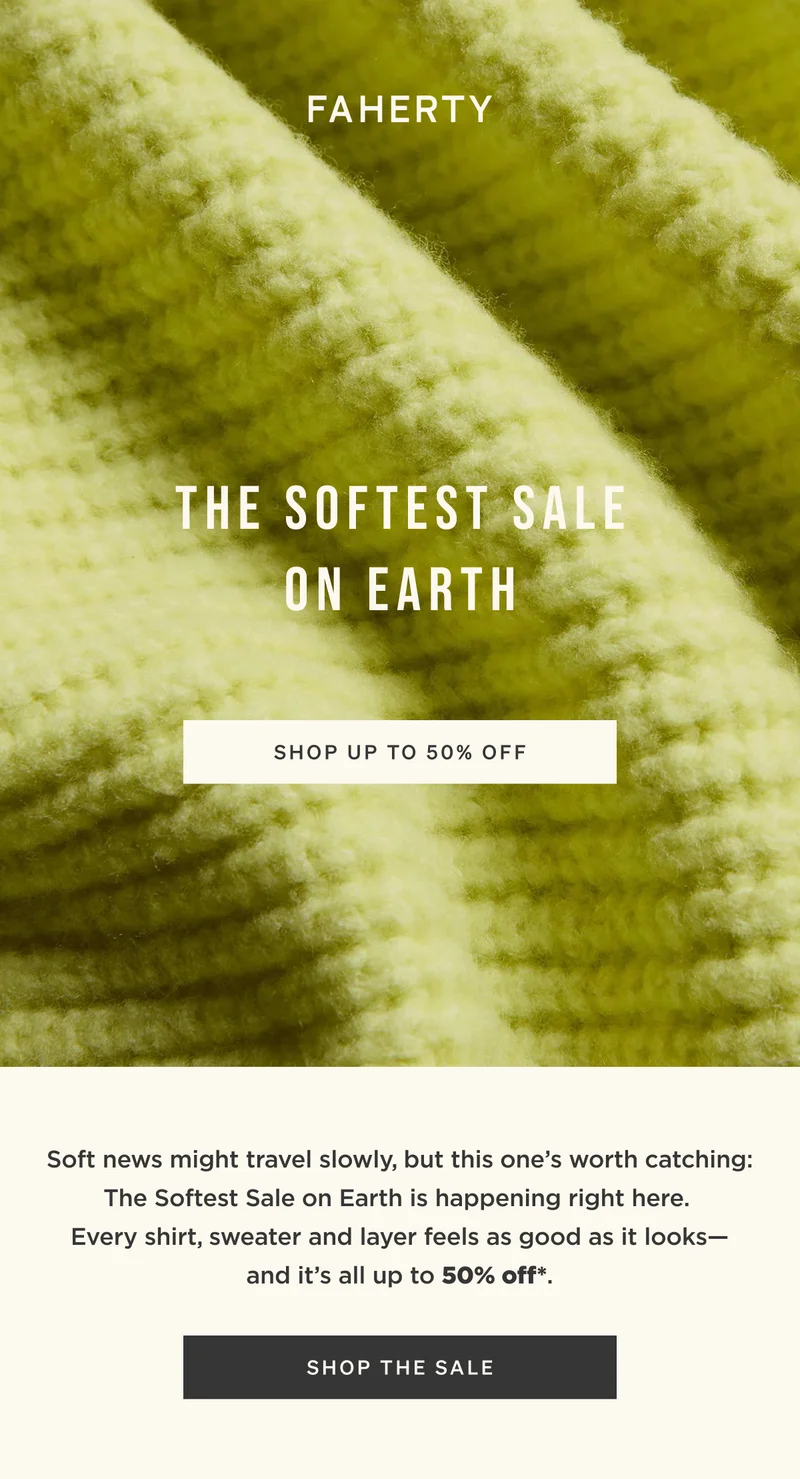 The Softest Sale On Earth