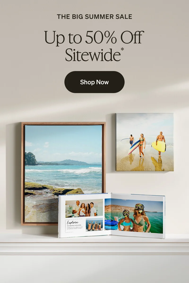 The big summer sale starts today! Get up to 50% off sitewide